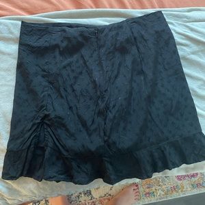 Black Kittenish Skirt